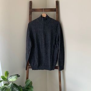Calvin Klein Mens Medium Quarter-Zip Sweater